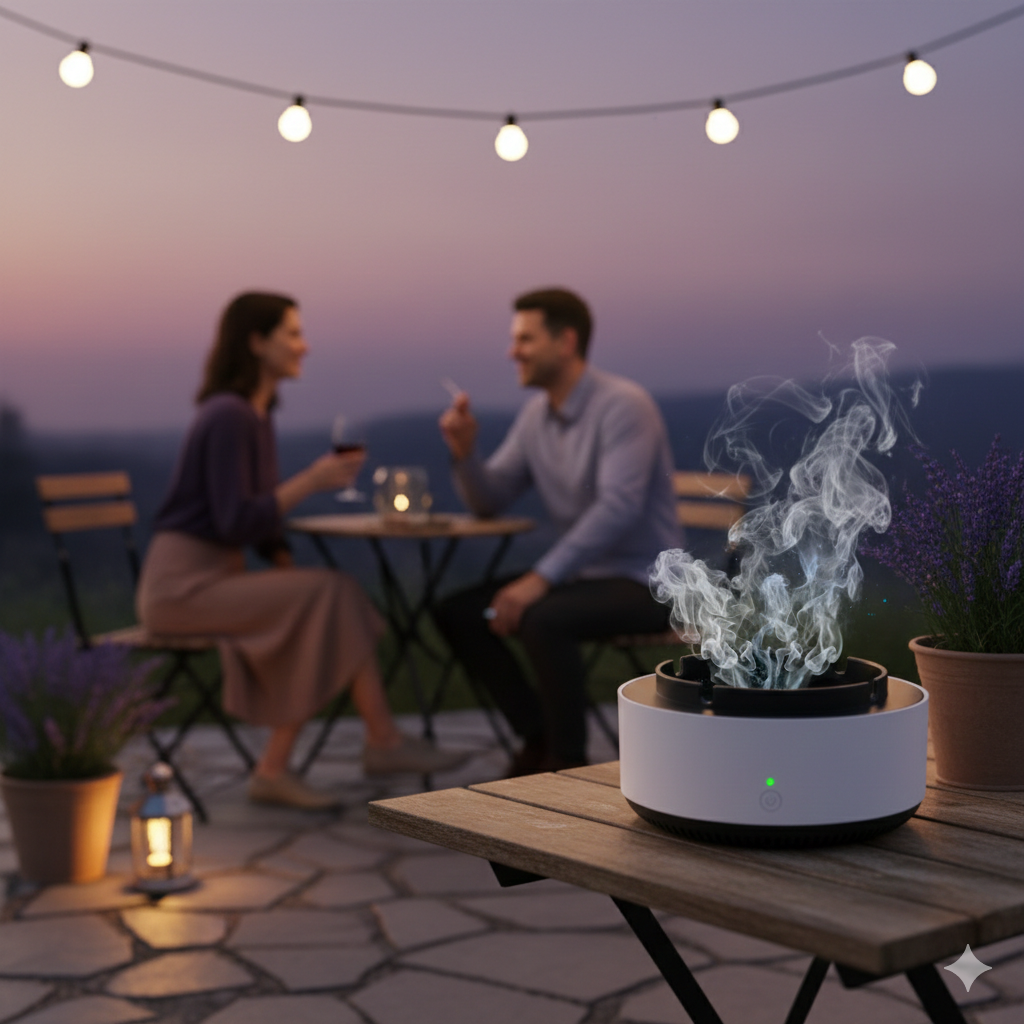 Smart Smokeless Air Purifying Ashtray